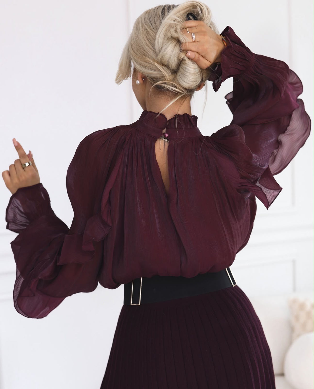 BLUZA VIVY bordo