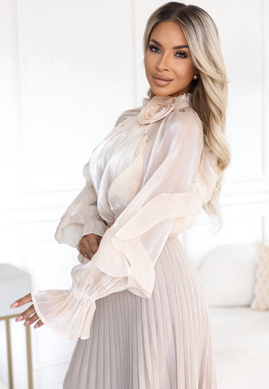 BLUZA VIVY bež