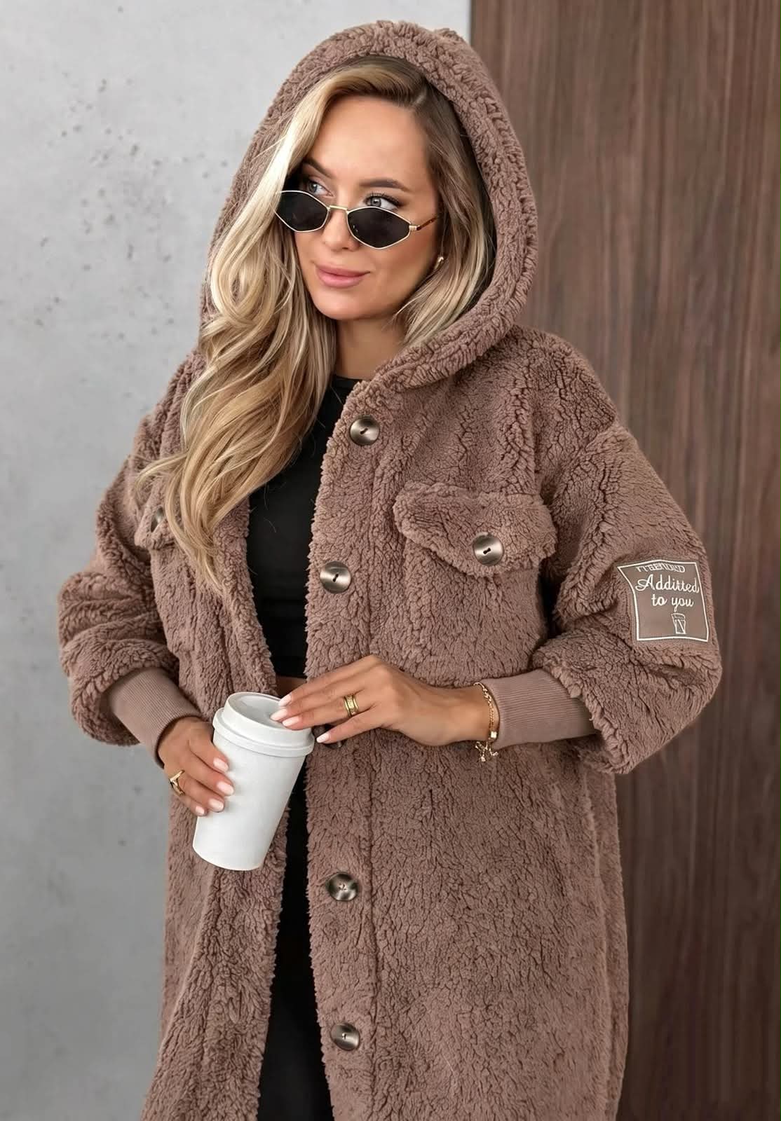 PLAŠČ TEDY GIAN camel