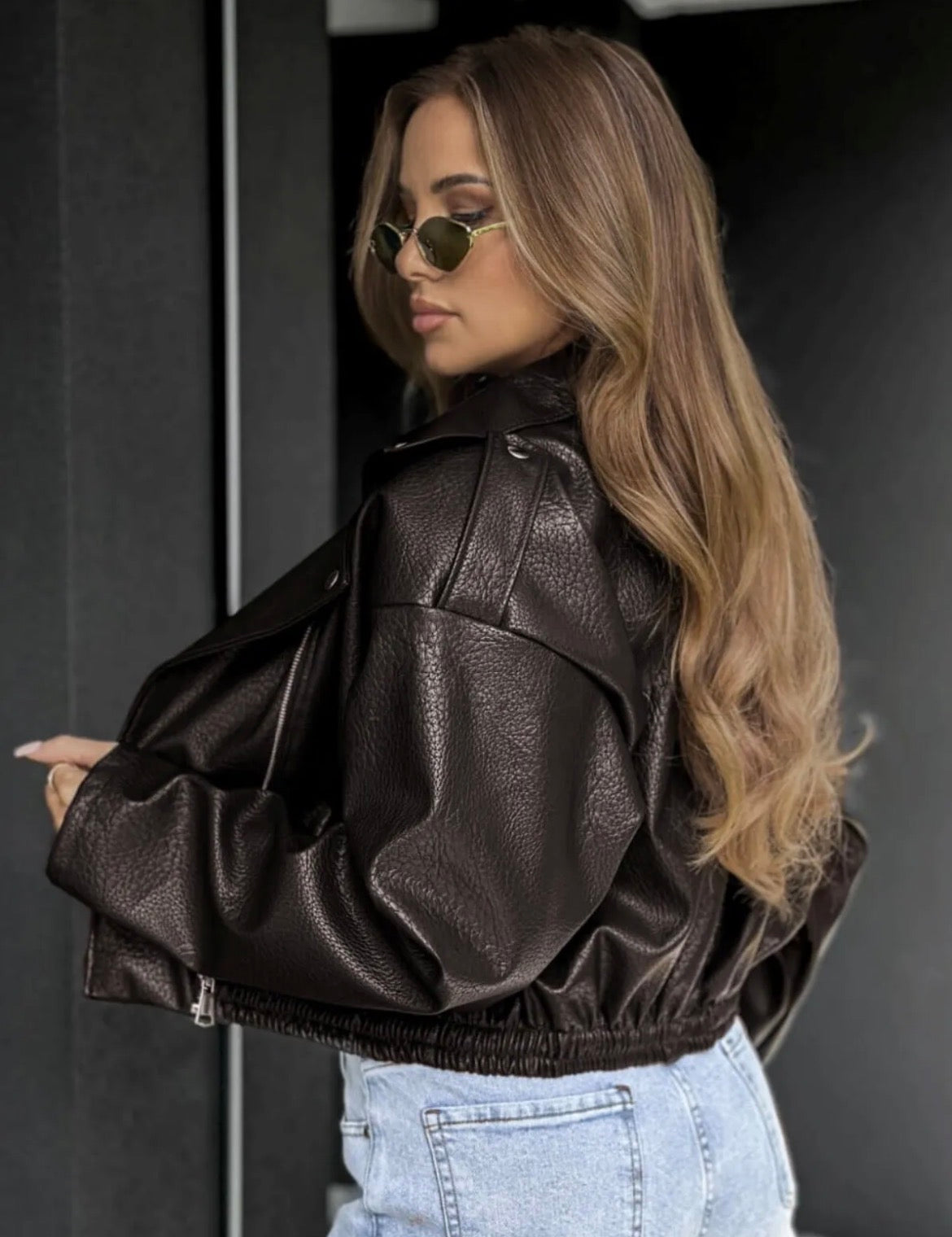 JAKNA FLAVIA rjava