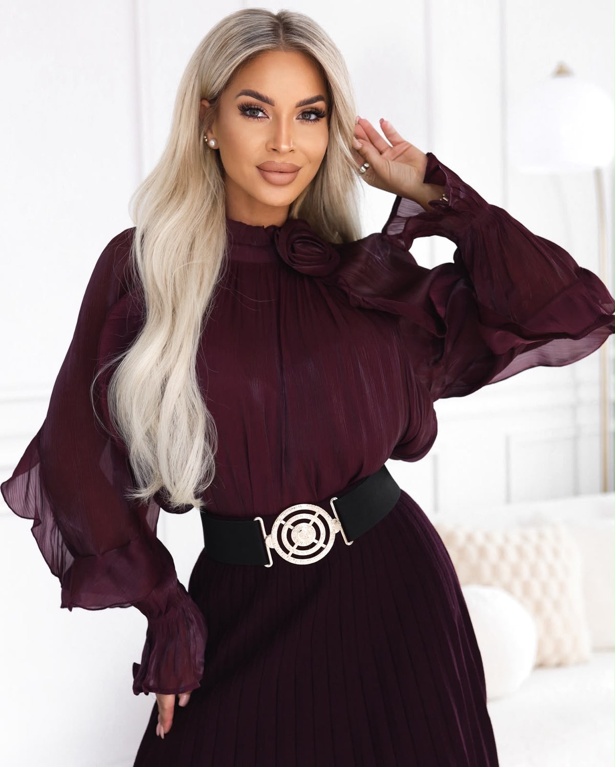 BLUZA VIVY bordo
