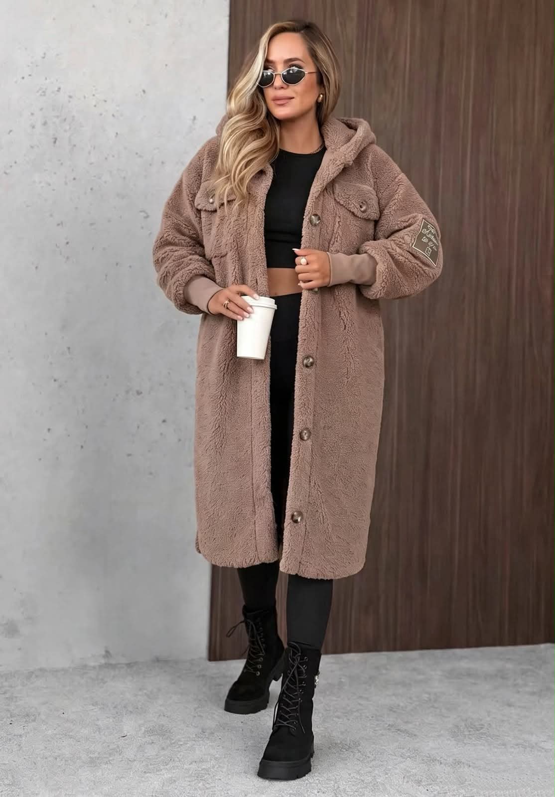 PLAŠČ TEDY GIAN camel