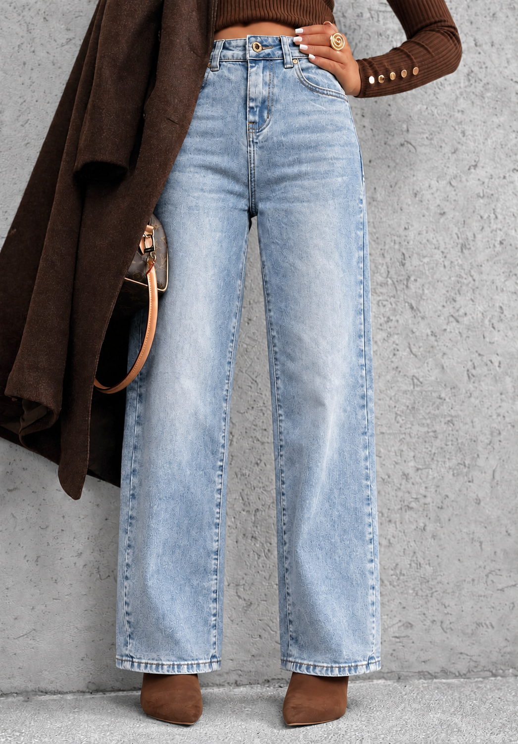 HLAČE SMAGLI wide leg