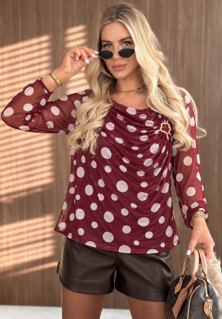 BLUZA RIKE bordo