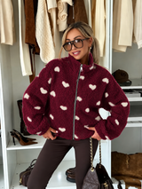 JAKNA LOVELY bordo