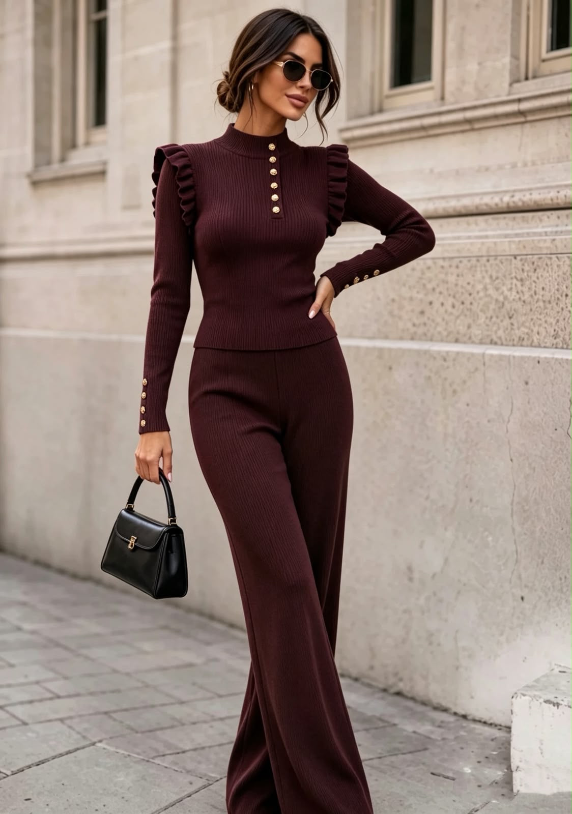 KOMPLET VIKI bordo