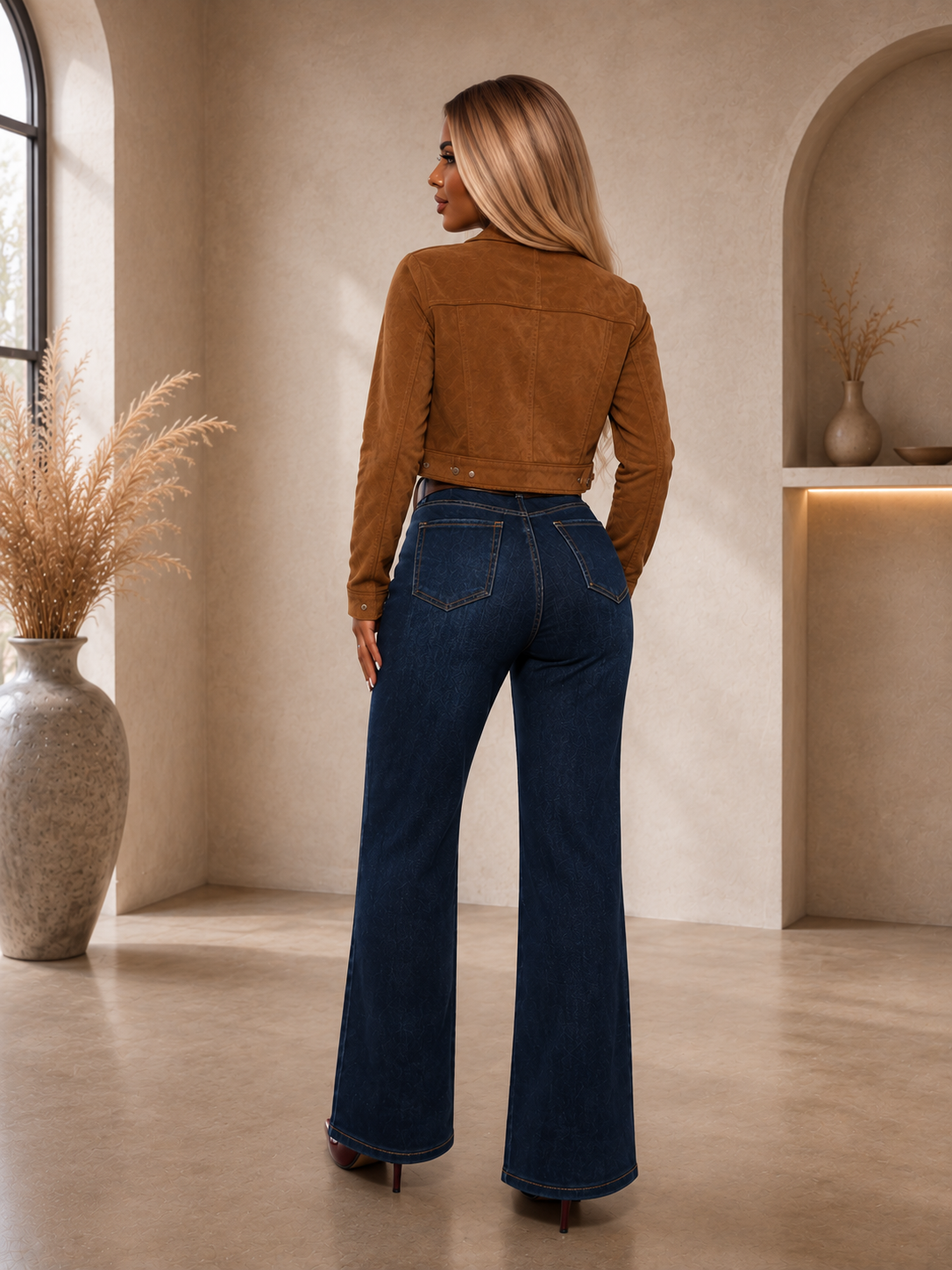 HLAČE RIANA wide leg