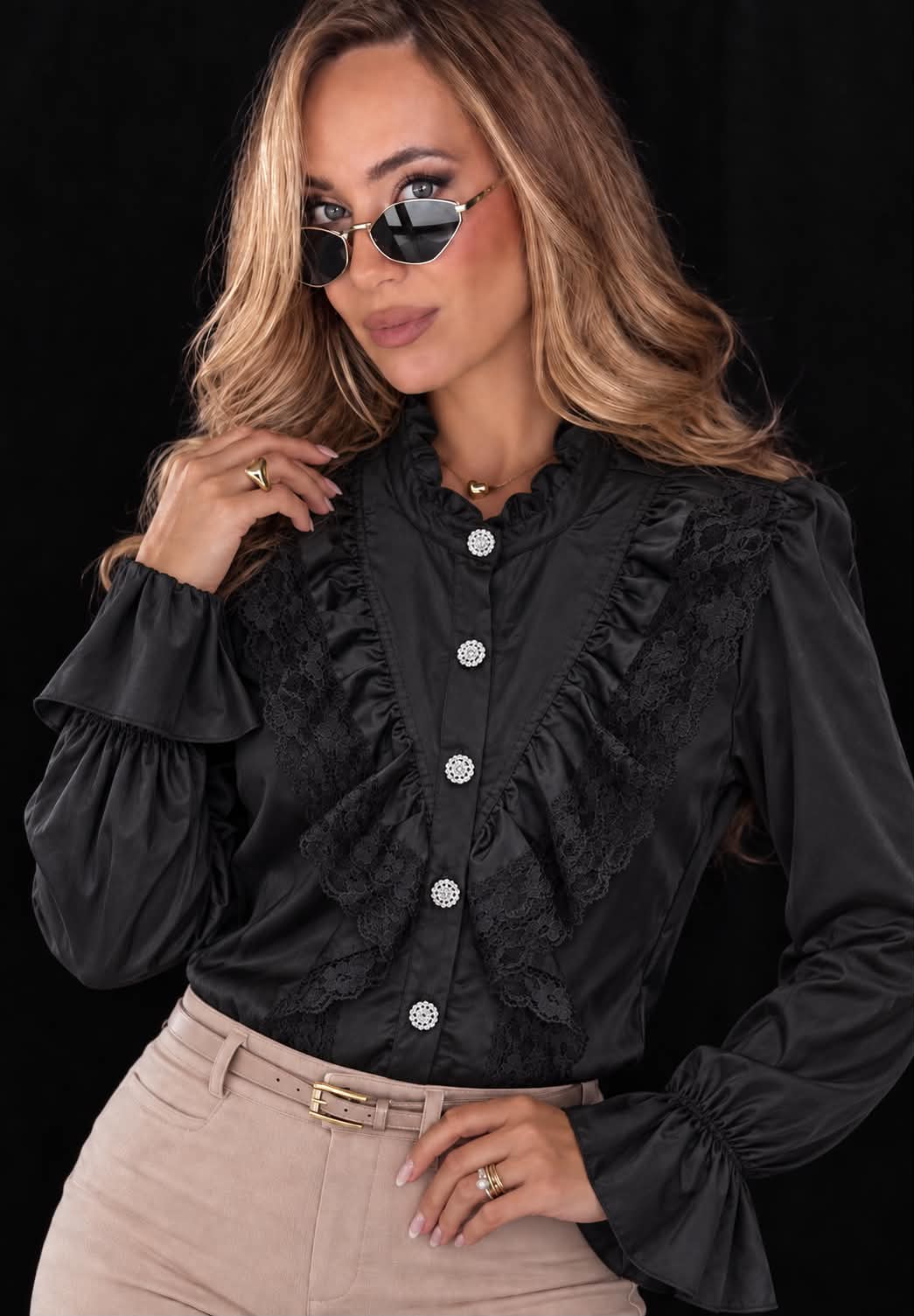 BLUZA LUCY črna