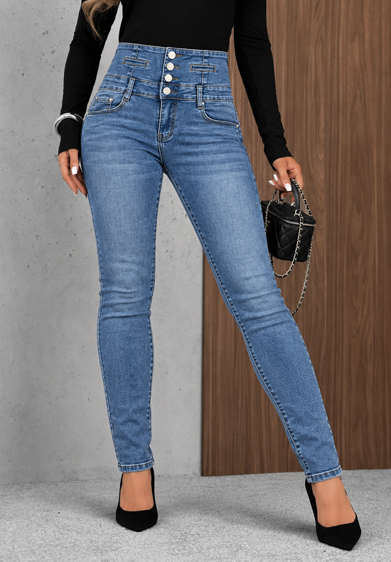HLAČE EILOUS high waist