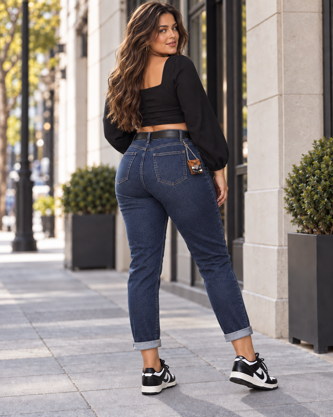 HLAČE ARDI mom fit (L-5XL)