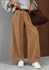 HLAČE DORIAN camel