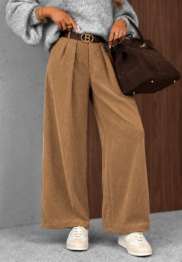 HLAČE DORIAN camel