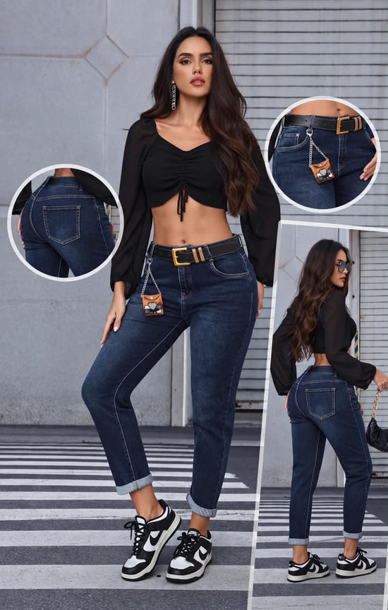 HLAČE ARDI mom fit (L-5XL)
