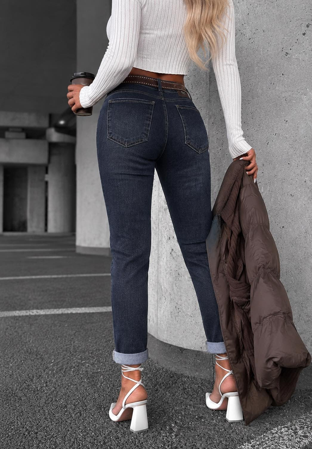 HLAČE LUCIA mom fit (L-5XL)