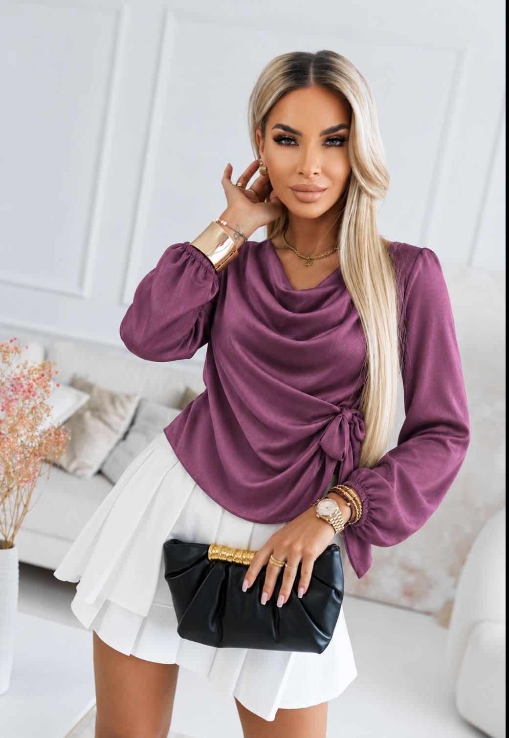 BLUZA BURTY vijola