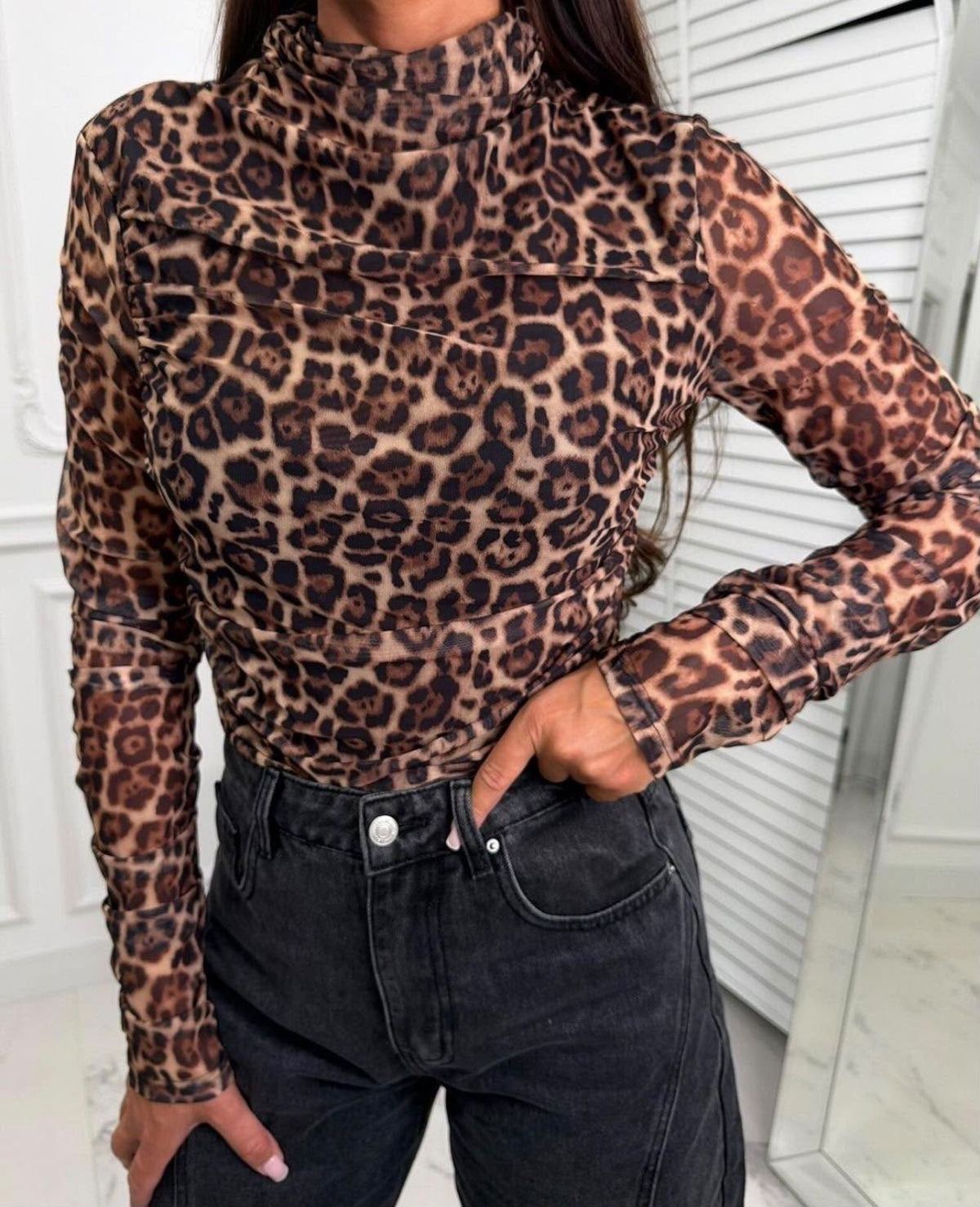 BLUZA TORINO rjava